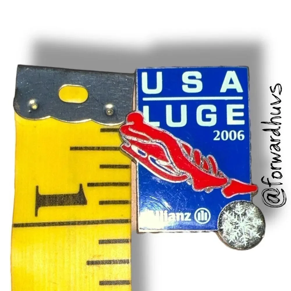 Bundle Sale 3 for $15 | USA Luge 2006 Olympic Pin – Sponsored by Allianz